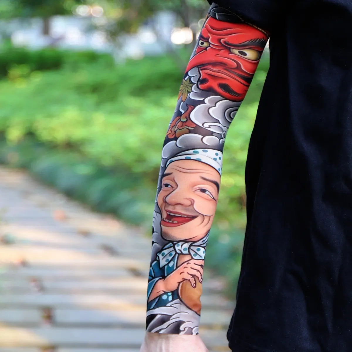 ⚜️Men's Ultra-Realistic Tattoo-Style Sun Protection Sleeves -Tattoo-Friendly