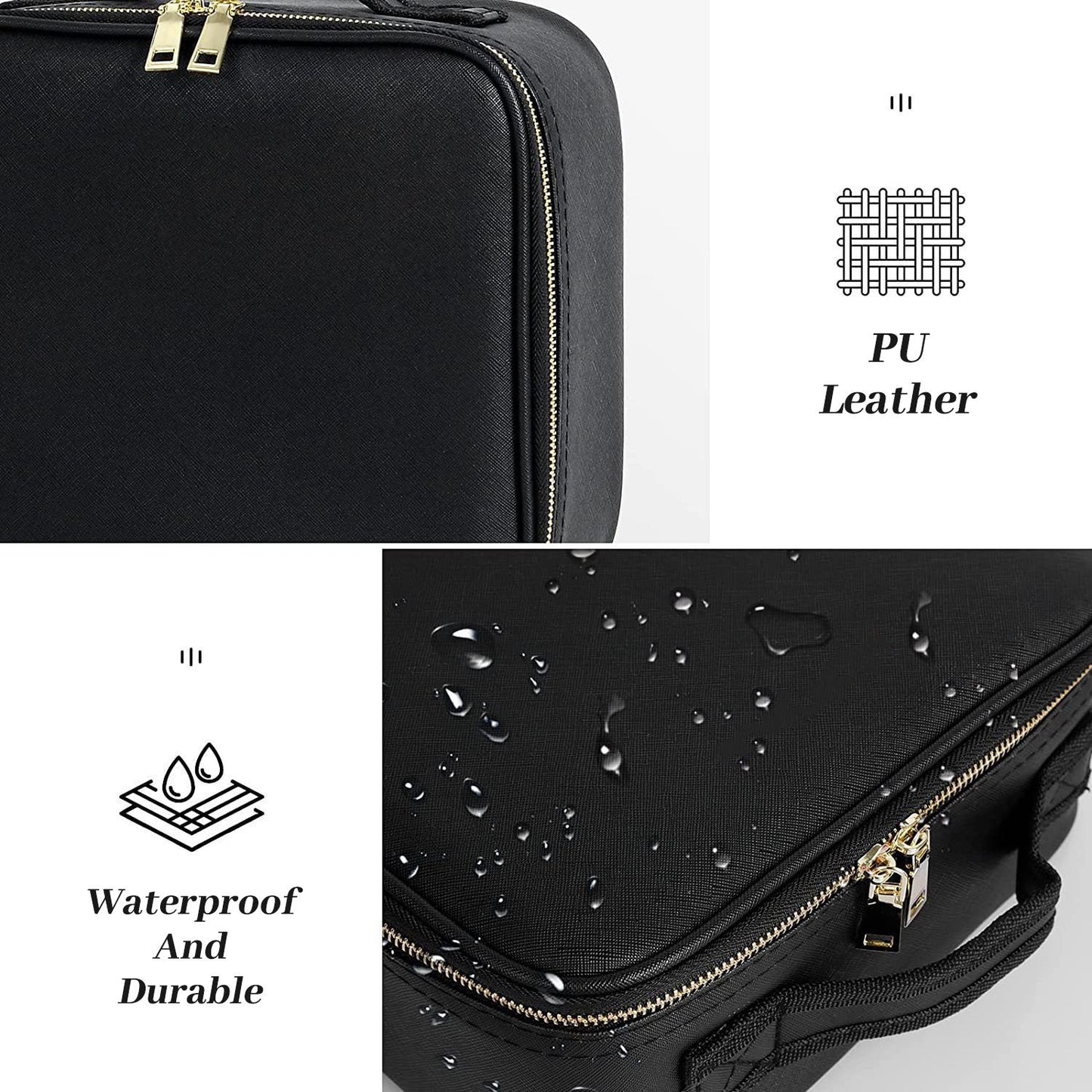aldorian™-💝Makeup bag with LED Mirror