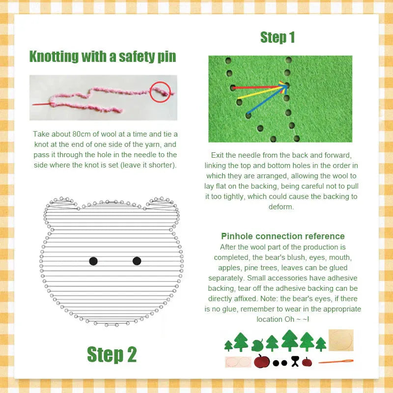 DIY Embroidery Doll Kit for Kids💝[The Perfect Gift]