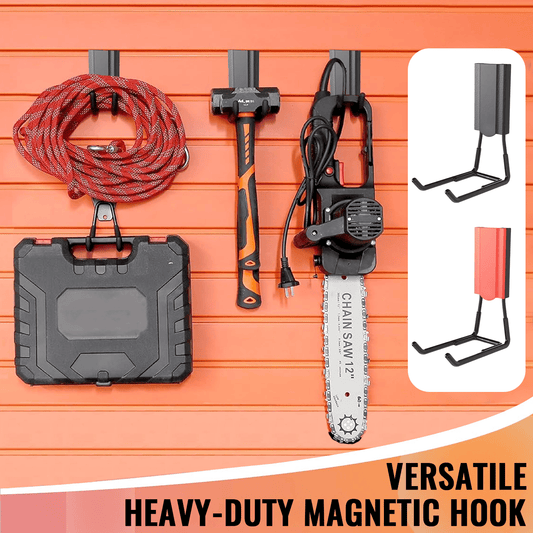 💥Heavy-Duty Magnetic Hook | For Garage, Workshop, Van & Shed Organization🏅