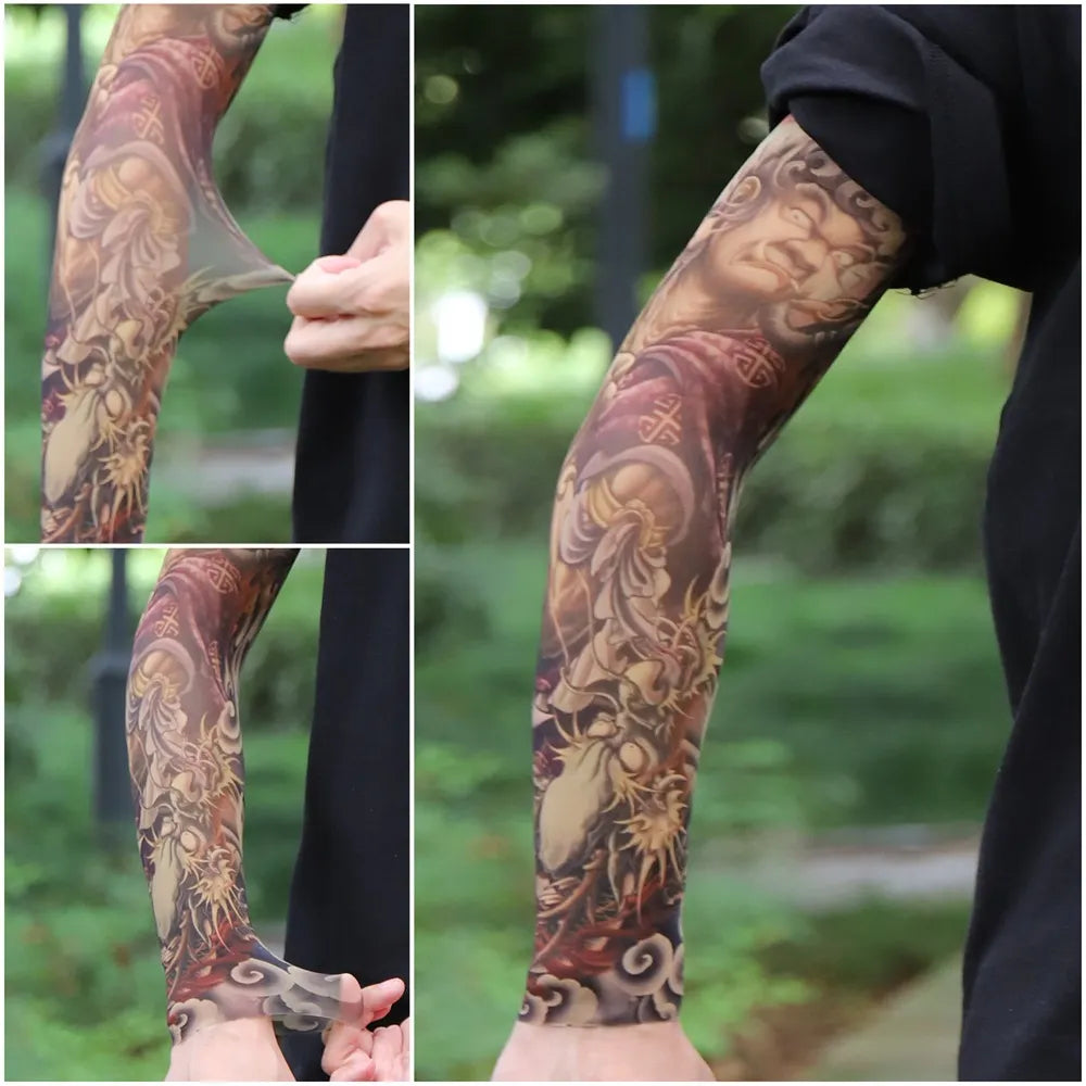 ⚜️Men's Ultra-Realistic Tattoo-Style Sun Protection Sleeves -Tattoo-Friendly