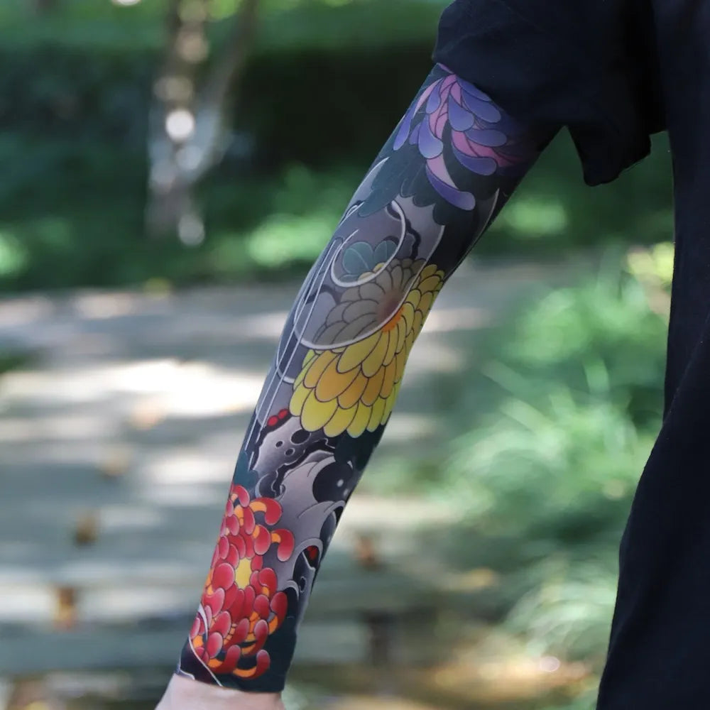 ⚜️Men's Ultra-Realistic Tattoo-Style Sun Protection Sleeves -Tattoo-Friendly
