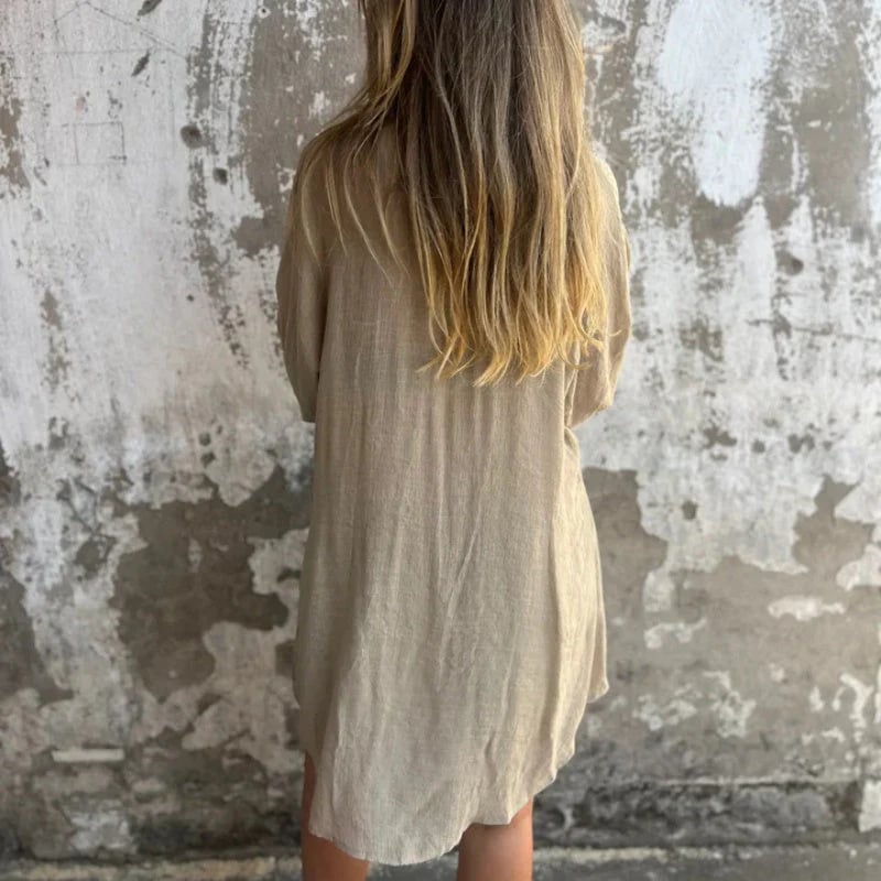 aldorian™-🎉2025 New Products Hot Sale✨Women's Casual Long Sleeve Shirt & Shorts Two-Piece Set