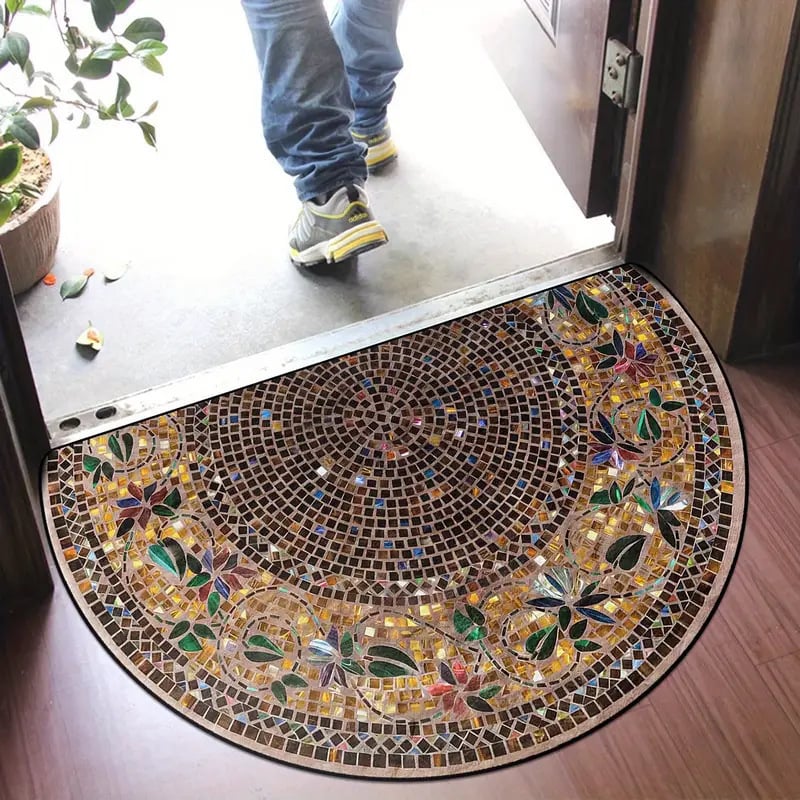 aldorian™-💖Boho Style Semicircular Door Mat - Non Slip Soft Floor Carpet