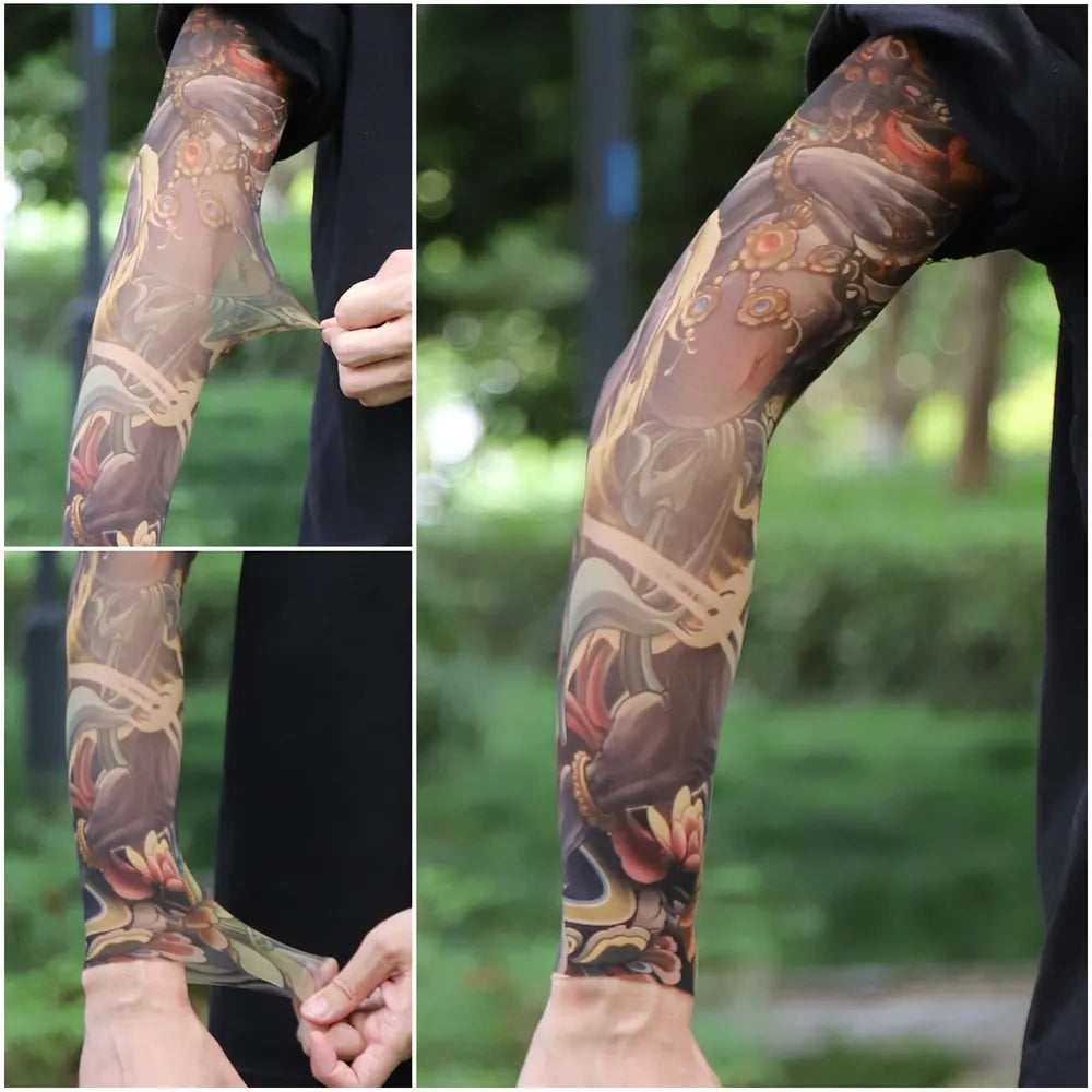 ⚜️Men's Ultra-Realistic Tattoo-Style Sun Protection Sleeves -Tattoo-Friendly