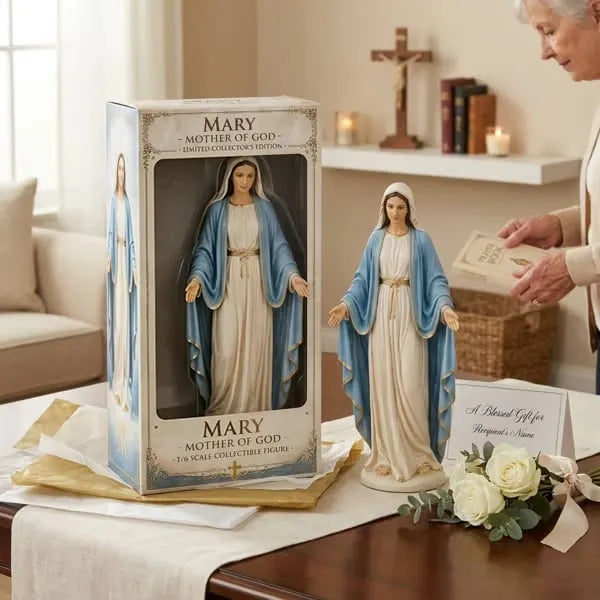 🙏 Limited Edition Collectible Figures: Jesus Christ & Virgin Mary