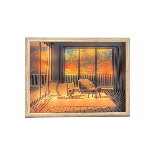 aldorian™-Light Painting Decorative Piece with Adjustable Lighting Inspired