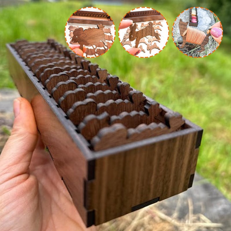 aldorian™-Wooden Animal Bobbin Set
