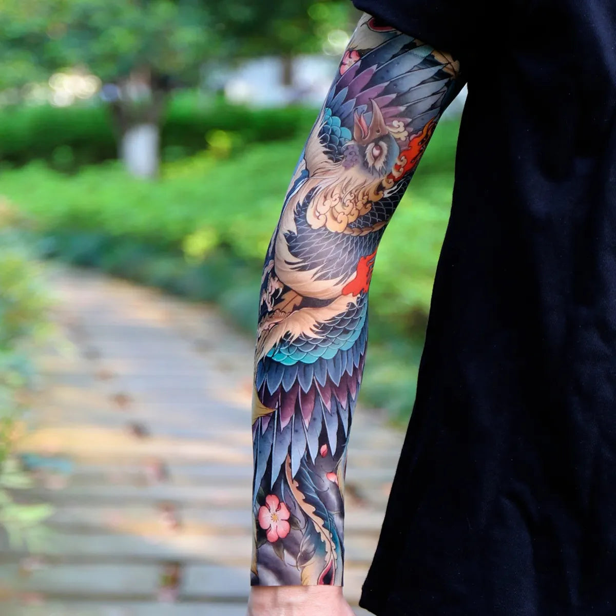 ⚜️Men's Ultra-Realistic Tattoo-Style Sun Protection Sleeves -Tattoo-Friendly