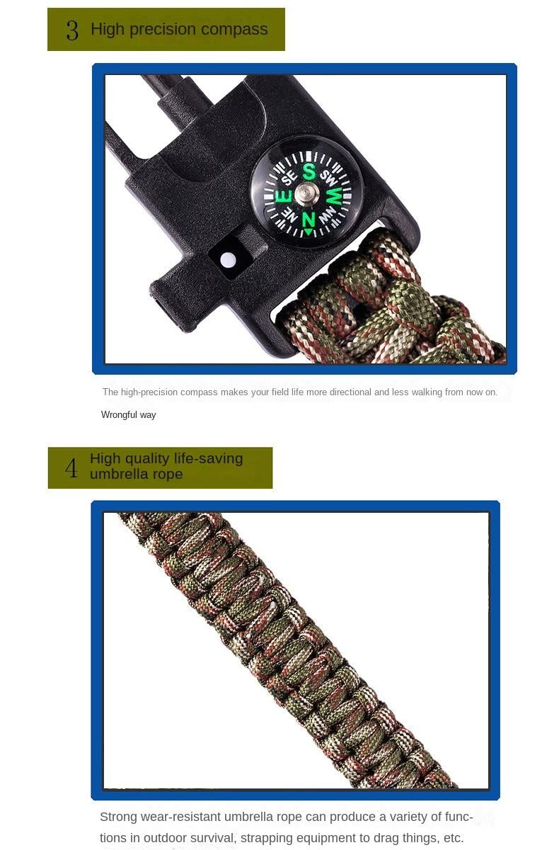aldorian™-Multifunctional 5 in 1 Multifunctional Outdoor Parachute  Rope