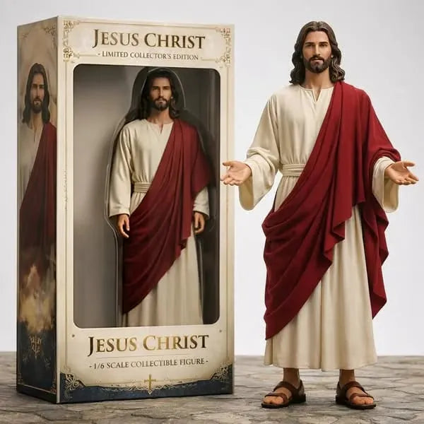 🙏 Limited Edition Collectible Figures: Jesus Christ & Virgin Mary