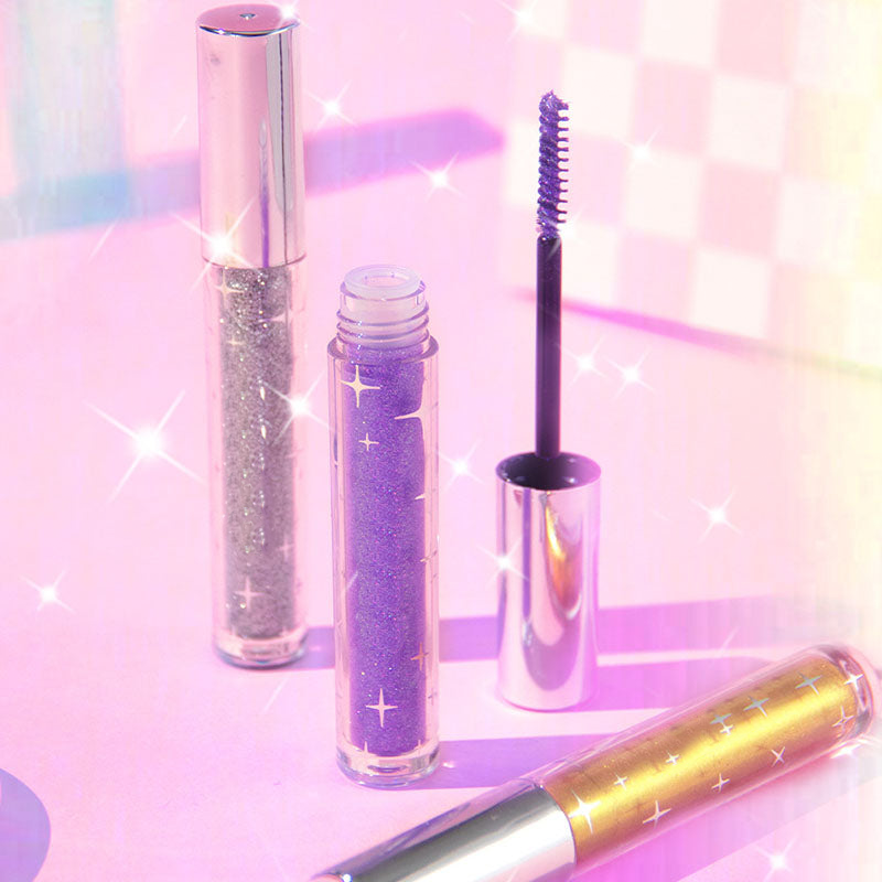 Waterproof Diamond Glitter Mascara - Long-lasting Curl, Sparkling Shine, Create Captivating Eyes!
