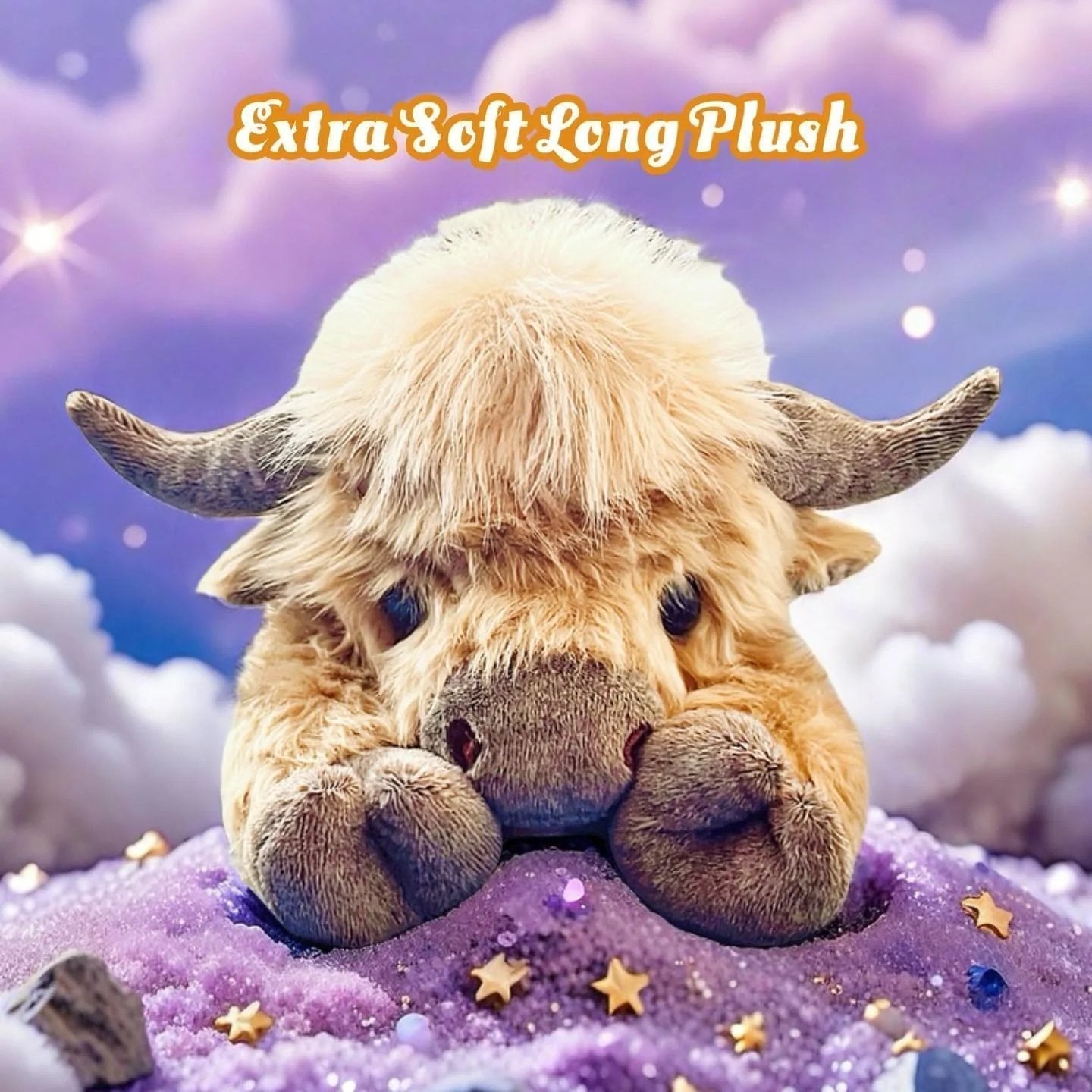 🥳 Mega Sale 49%OFF🎁Cute Cartoon Highland Cow Cuddly Toy🔥Buy 2 Free Shipping