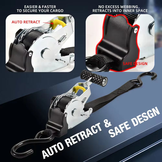 aldorian™-🔥Hot Sale 49%OFF🔥 Retractable Auto Ratchet Strap
