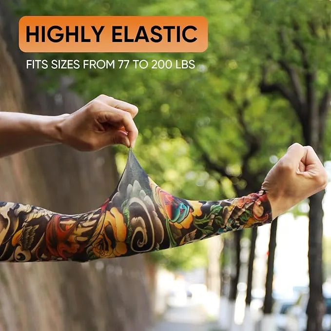 ⚜️Men's Ultra-Realistic Tattoo-Style Sun Protection Sleeves -Tattoo-Friendly