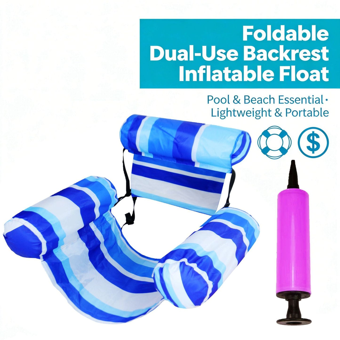 🏖️Summer Pool Essentials: Inflatable Water Lounger