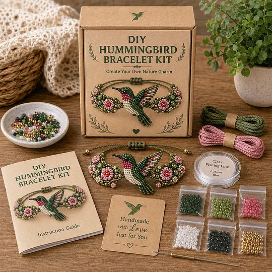 🐰🐙 DIY Animal-Themed Beaded Bracelet Making Kit – A Creative DIY Set for Beginners