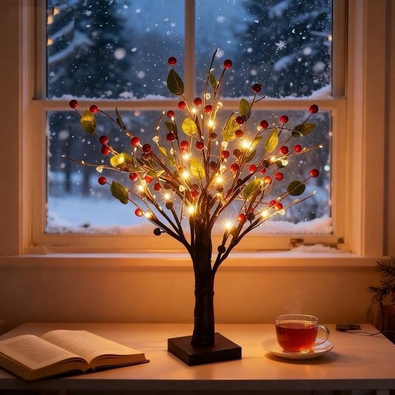 Red Berry Blossom Tree 🌲