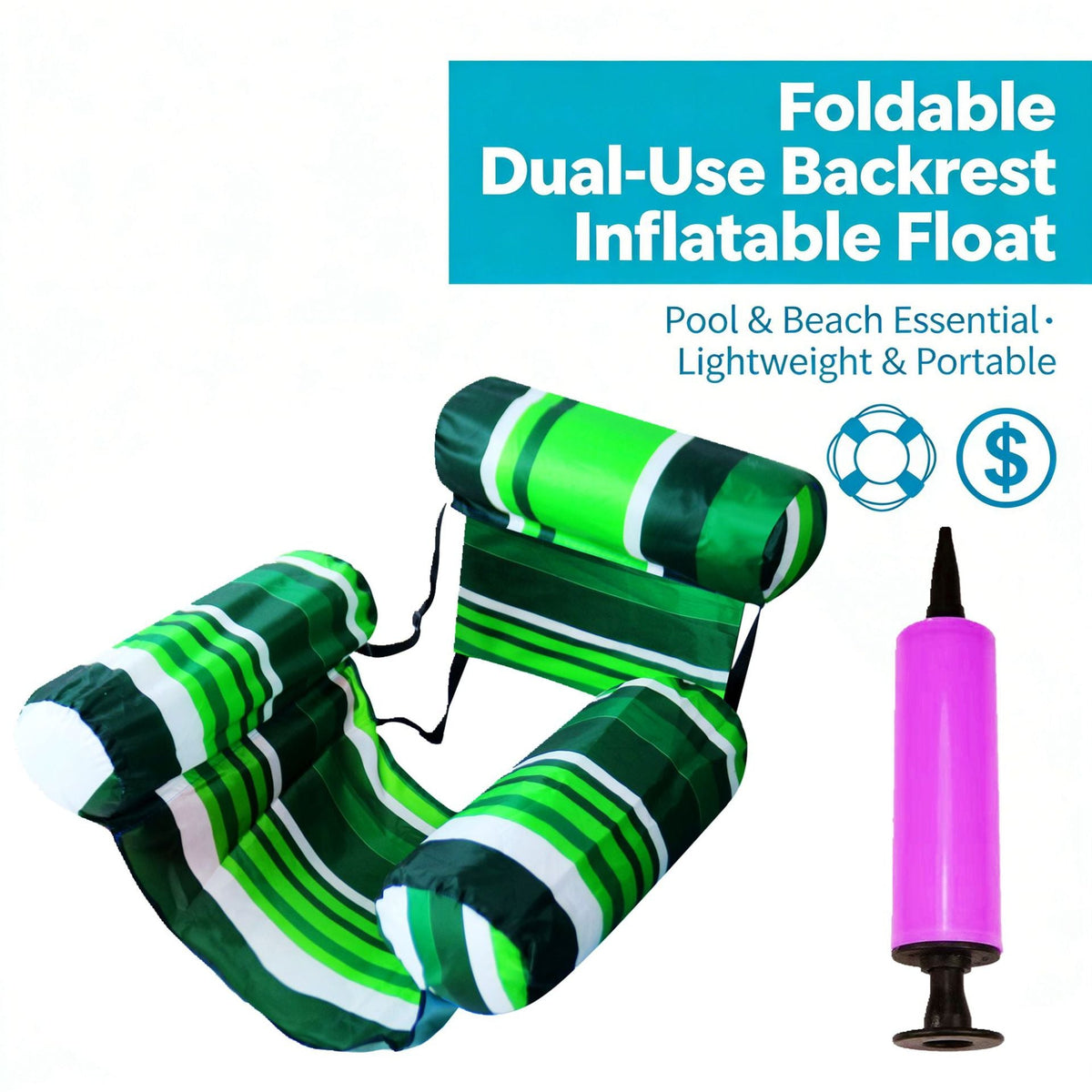 🏖️Summer Pool Essentials: Inflatable Water Lounger