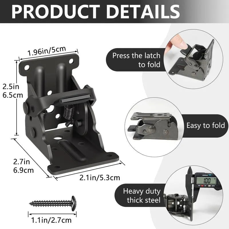 50% off Locking Hinges Heavy Duty Bracket