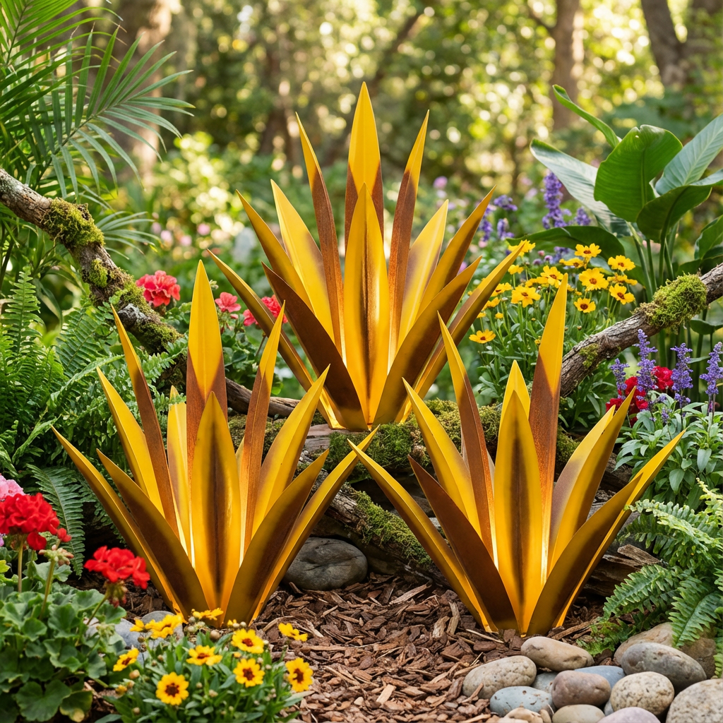 🌵Waterproof Solar Garden LED Agave Light - Garden Art That Never Fades