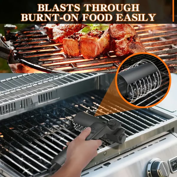 🔥Free shipping🔥Cordless Electric BBQ Grill Brush Cleaner