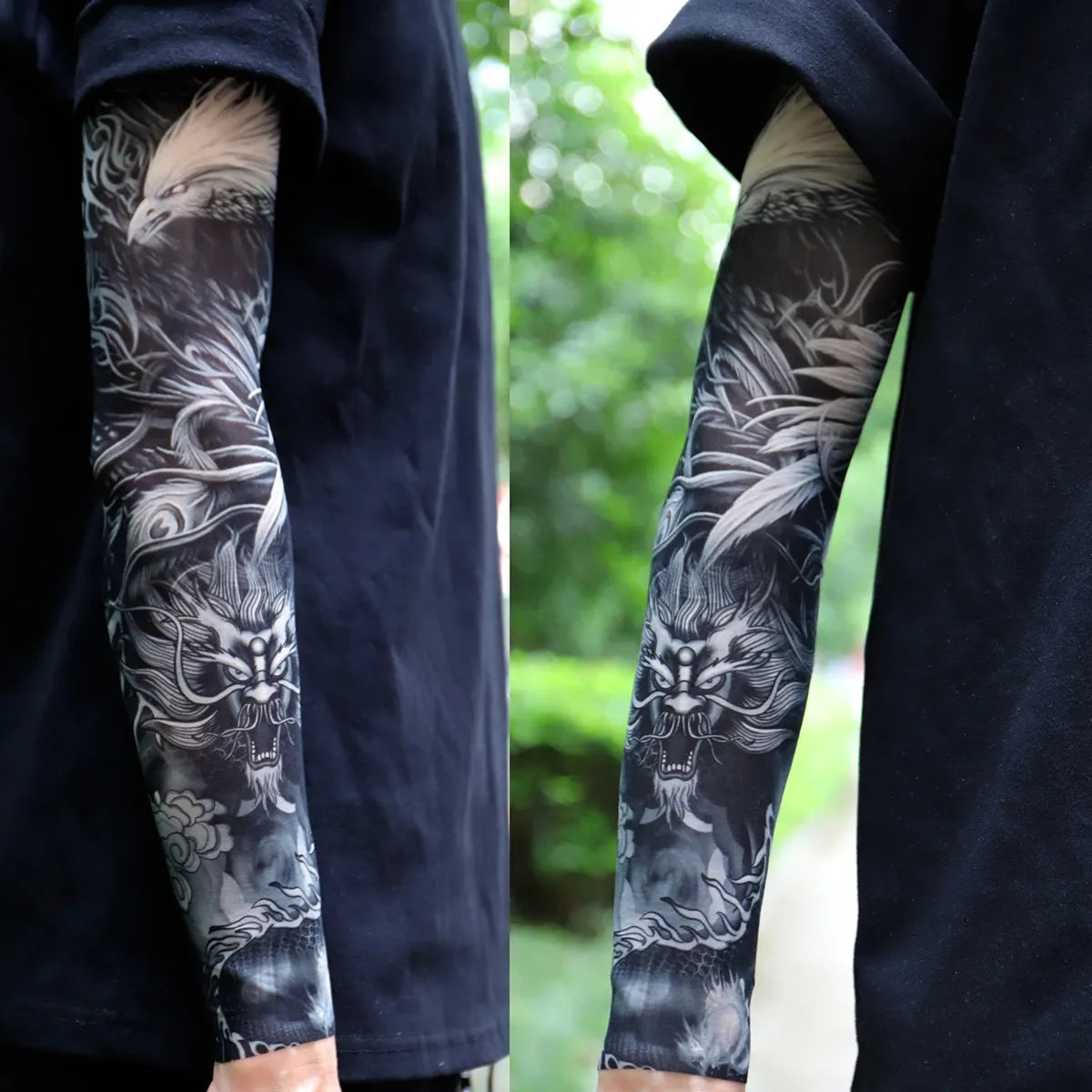 ⚜️Men's Ultra-Realistic Tattoo-Style Sun Protection Sleeves -Tattoo-Friendly
