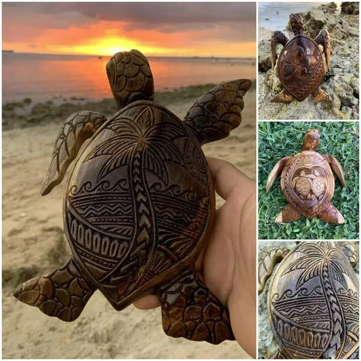 aldorian™-🔥Hot sale 49% OFF🔥Hawaiian Turtle Woodcarving