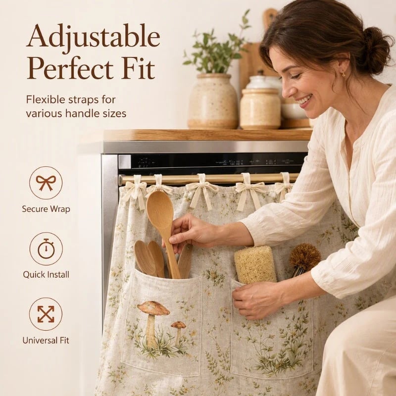 📢📢49% OFF !!⏰Oven Skirt Curtain with Pockets
