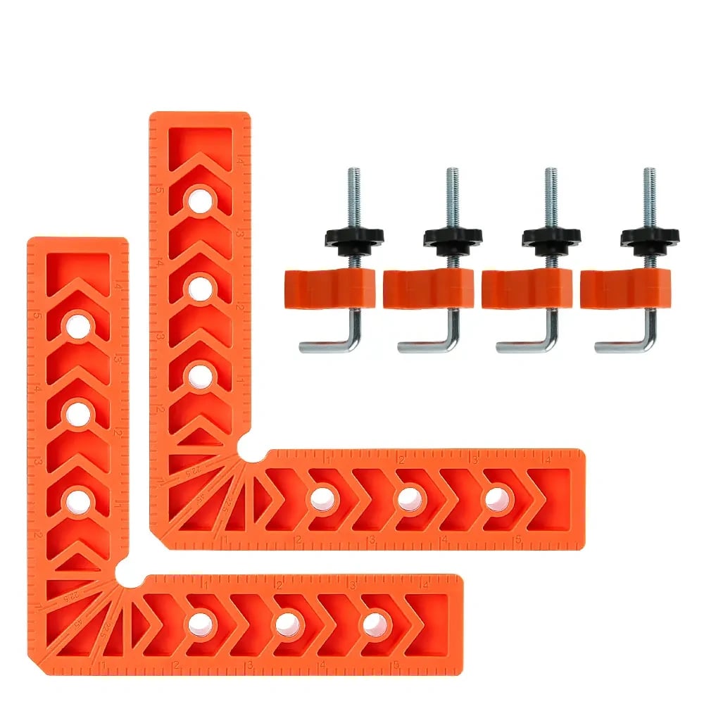 4PCS Right Angle Clamp Kit