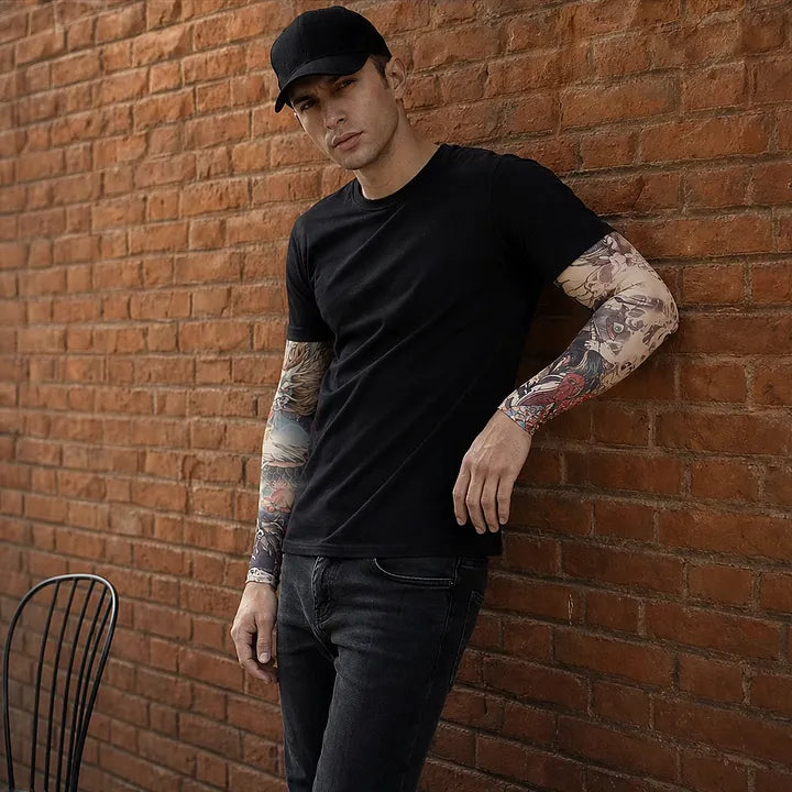 ⚜️Men's Ultra-Realistic Tattoo-Style Sun Protection Sleeves -Tattoo-Friendly