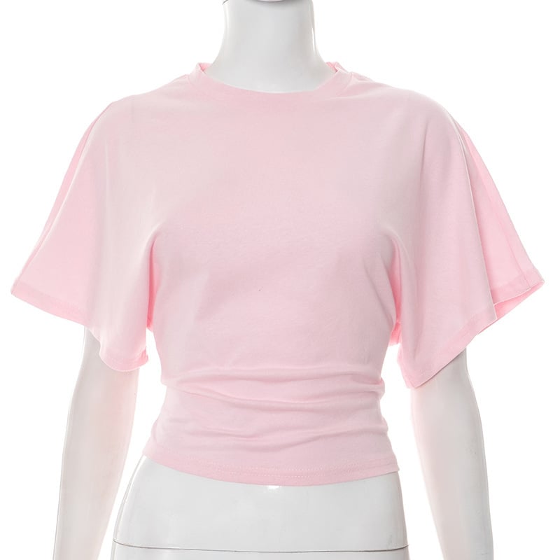 📢2025 New Products👕Women's Solid Color Round Neck Tee