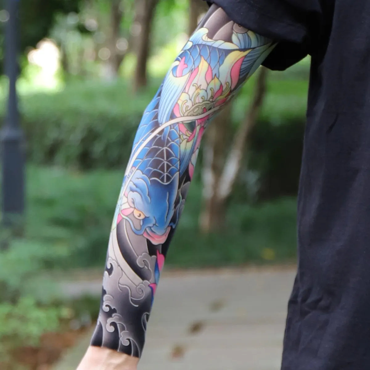 ⚜️Men's Ultra-Realistic Tattoo-Style Sun Protection Sleeves -Tattoo-Friendly
