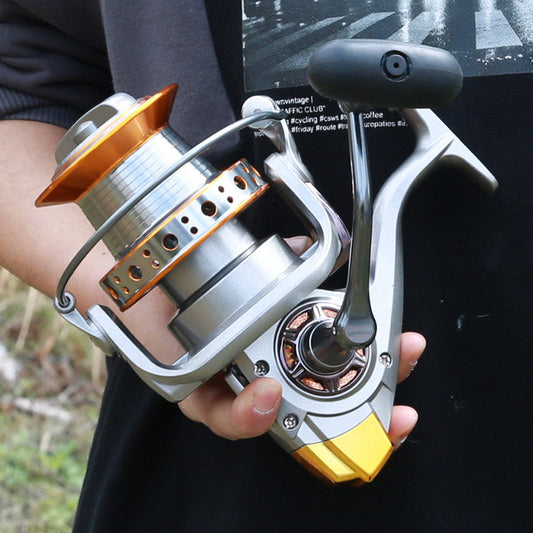 aldorian™-Upgrade Your Fishing Game with a Spinning Reel: Fish Wheel Coil Fixed Spool Gear Equipm