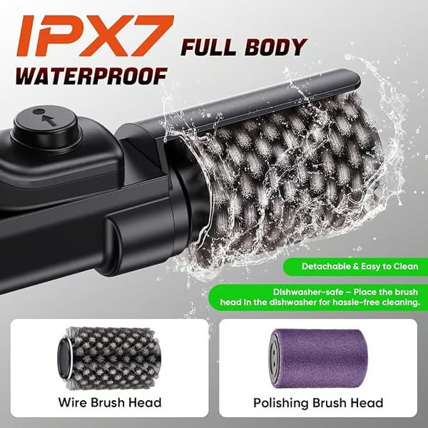 🔥Free shipping🔥Cordless Electric BBQ Grill Brush Cleaner