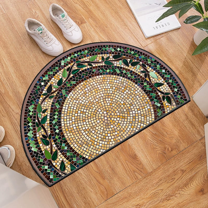 aldorian™-💖Boho Style Semicircular Door Mat - Non Slip Soft Floor Carpet