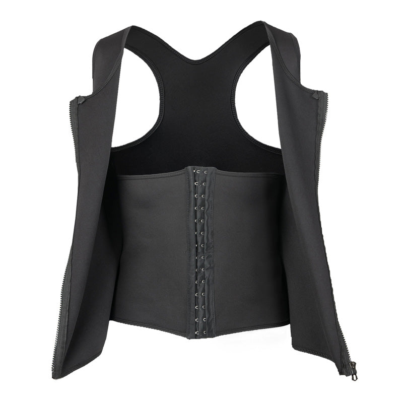 🥳[Hot-Selling ]🎽Men's Abdominal Slimming Zipper Vest