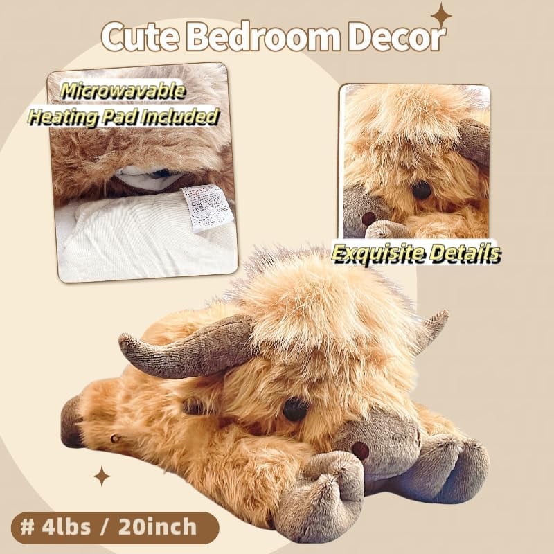 🥳 Mega Sale 49%OFF🎁Cute Cartoon Highland Cow Cuddly Toy🔥Buy 2 Free Shipping