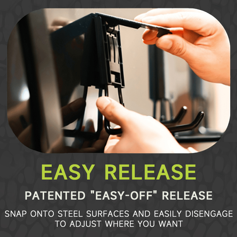 💥Heavy-Duty Magnetic Hook | For Garage, Workshop, Van & Shed Organization🏅