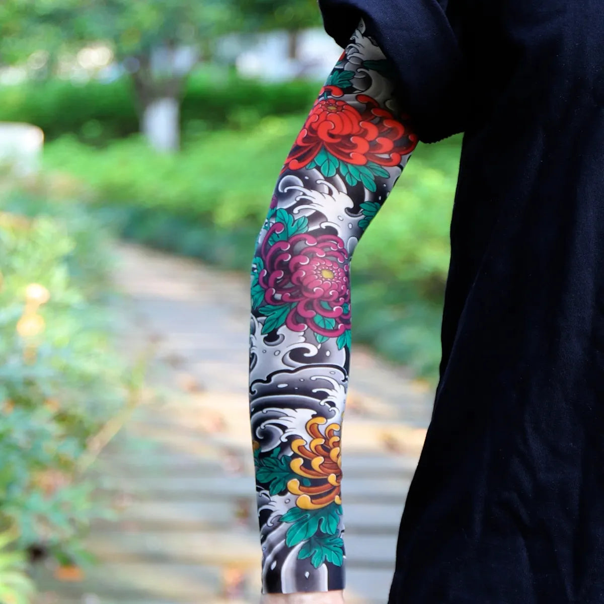 ⚜️Men's Ultra-Realistic Tattoo-Style Sun Protection Sleeves -Tattoo-Friendly
