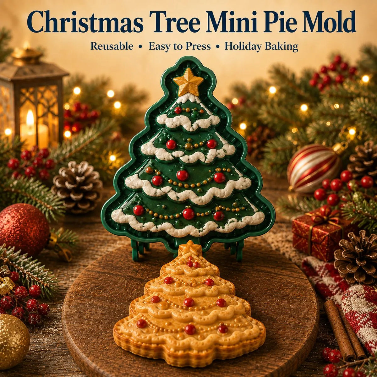 🎄Christmas Mini Pie Mold Collection🥧✨