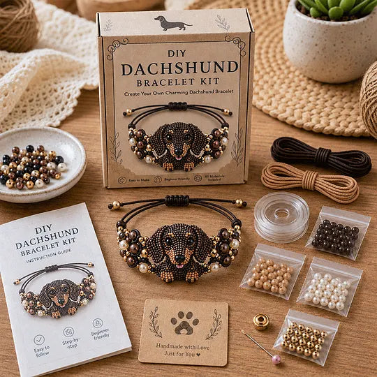 🐰🐙 DIY Animal-Themed Beaded Bracelet Making Kit – A Creative DIY Set for Beginners
