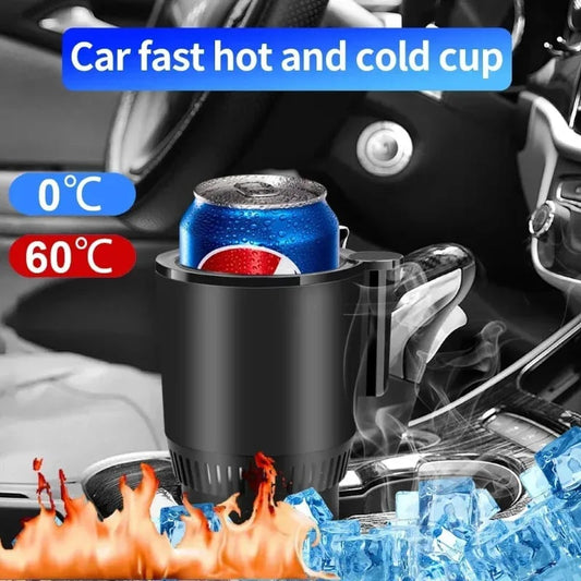 aldorian™-2 In1 Car Heating Cooling Cup 12V Smart Car Cup Holder Digital Temperature