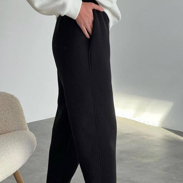 ❄️Winter-Specials❄️Women's Button Sweatshirt & Sweatpants (2-Piece Set)