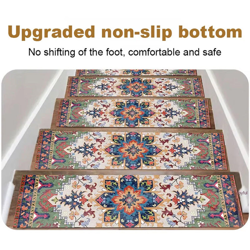 ⌛ Non-slip & Silent Self-Adhesive Stair Mats