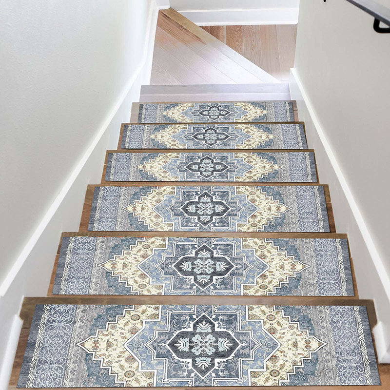 ⌛ Non-slip & Silent Self-Adhesive Stair Mats
