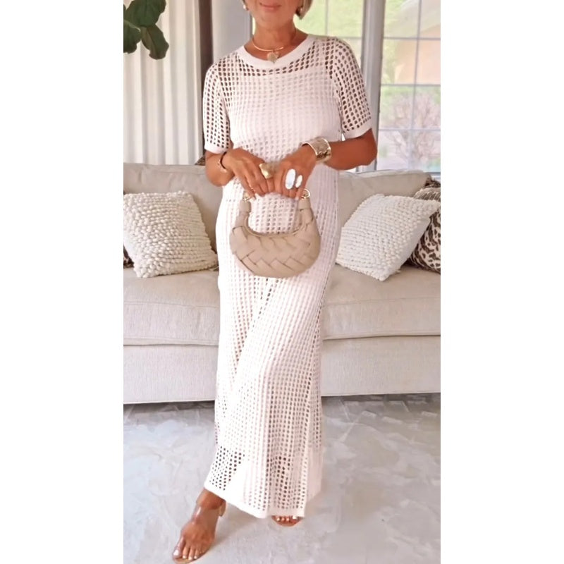 🔥👗Women's Casual Hollow - Out Maxi Dress Set | Boho Vibes✨