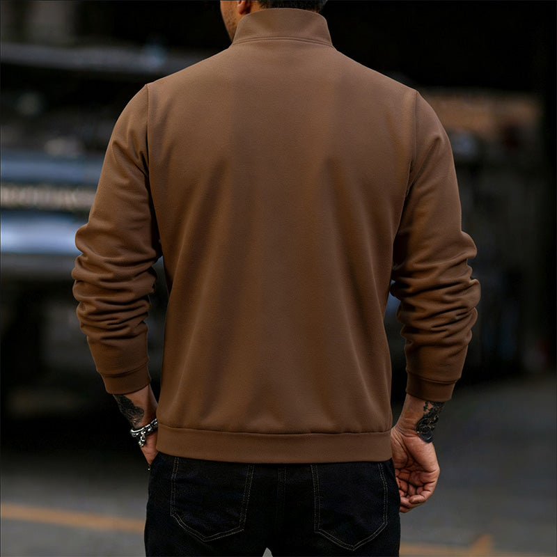 🔥Men's Stylish Half Zip Long Sleeve Tops