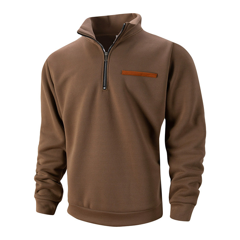 🔥Men's Stylish Half Zip Long Sleeve Tops