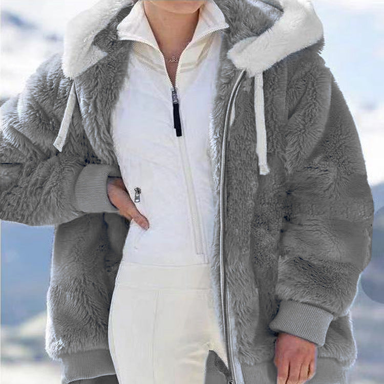 ⚡50K+ SOLD!✨Women's Jacket with Sherpa Lining🧥❄️Grab It Now or Regret Later!